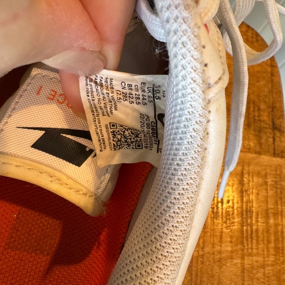 NIKE Men\'s shoes size 10.5 AIR FORCE 1 low transparent main image 6